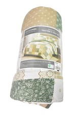 Madison Park Essentials Quilt Set Twin XL Green Patchwork 2 Piece Bedspread