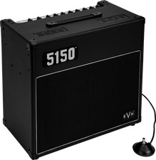 EVH 5150 Iconic Series 15W Tube Guitar Amplifier 110 Combo, Black 2257300010