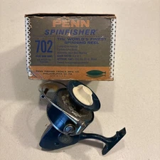 Vintage PENN SpinFisher 702 “GREENIE” Fishing Reel, 1971-1978 - One Owner