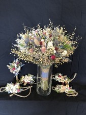 Dried Flower Bouquet  corsages/boutonni re not artificial 