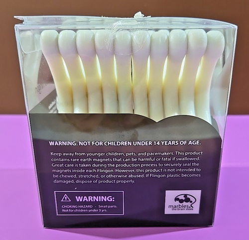 New Flingons Fidget Set Magnetic The Brain Store Discontinued Glow In The Dark - Picture 2 of 2