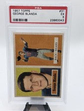 Sports Card Singles Graded 1957 Topps George Blanda