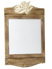 LAVAGNA LAVAGNETTA MEMO SPESA PARETE MURO BIANCO MARRONE APPENDINO 47*30CM