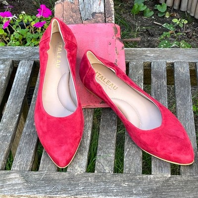 ITALEAU Mara Ballet Flat Passione - Red - 6.5 US (37 EU)