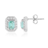 Cavill Smaragd Ohrringe 0,63Ct Sterlingsilber Plattiert Damen Elegant