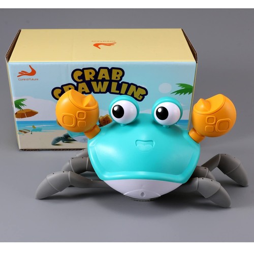 Crawling Crab Baby Toy - Infant Tummy Time Toys 3 4 5 6 7 8 9 10 11 12 Babies... - Picture 8 of 8