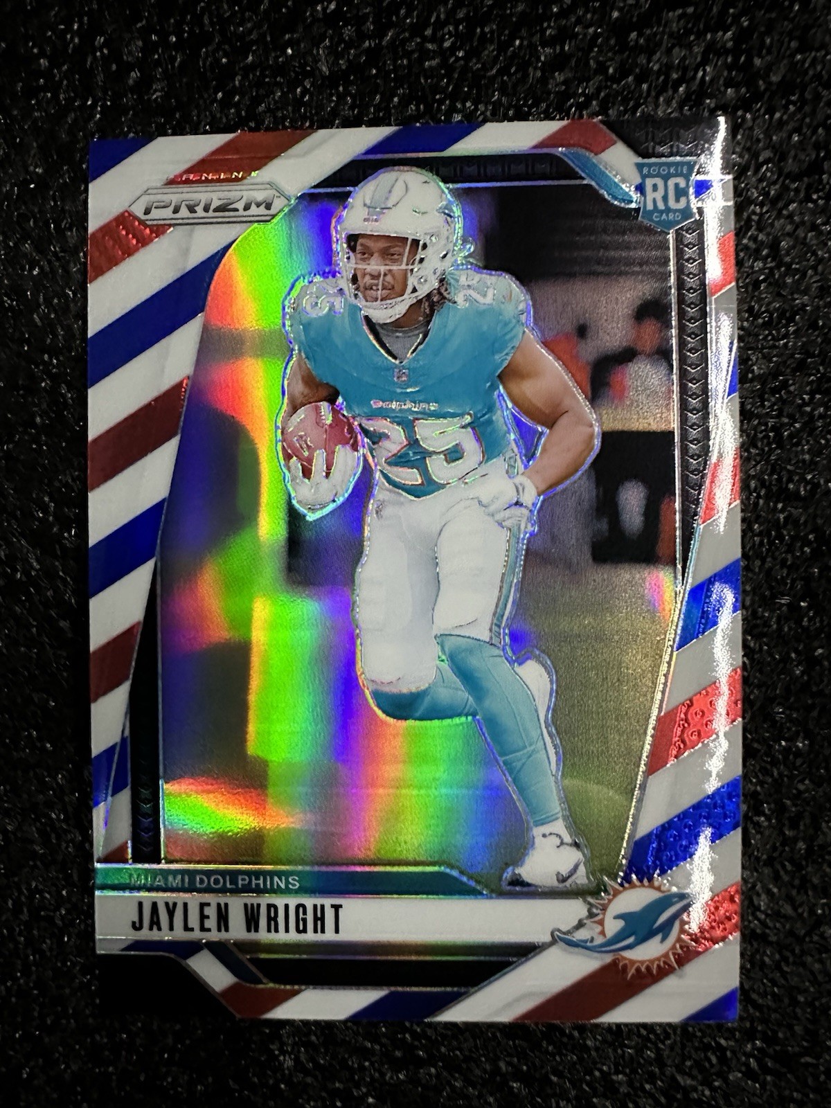 2024 Prizm Jaylen Wright Red White Blue Prizm Rc #348