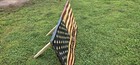 Massive 5-Foot Hand-Carved "We the People" Wooden American Flag Rustic Wall Art — photo 4