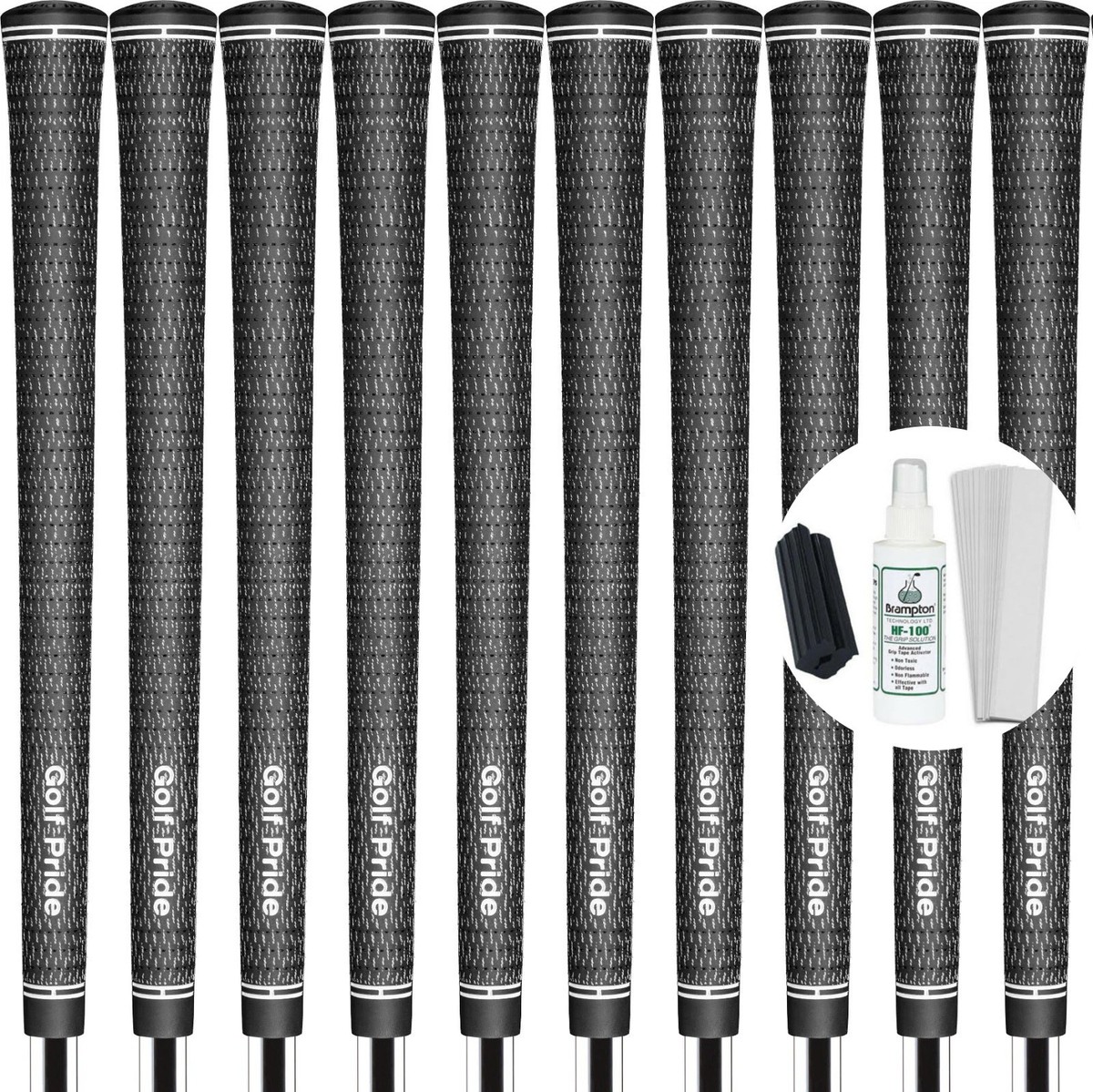 GOLF PRIDE VELVET CORD ゴルフグリップ 7個セット USA Golf Pride Tour Velvet Cord Midsize Grip - Set of 7 - A Tour