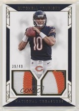 2017 National Treasures Rookie Dual Materials Gold 39/49 Mitchell Trubisky 0i7c
