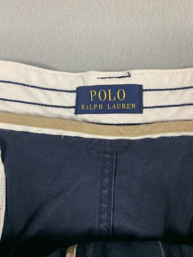 Pantalones Cortos de Carga Polo Ralph Lauren Para Hombres 44T Azul Marino Clásicos 100% Algodón Bolsillo Nuevos con Etiquetas - Imagen 4 de 5