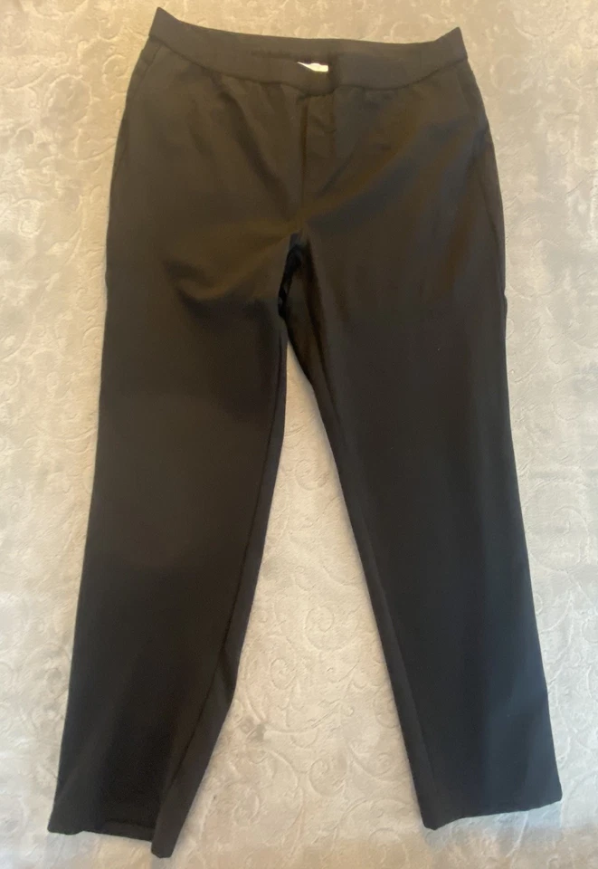 Pantalones para mujer Jill grandes negros ponte pierna delgada elásticos cómodos carrera Foto 2 de 4