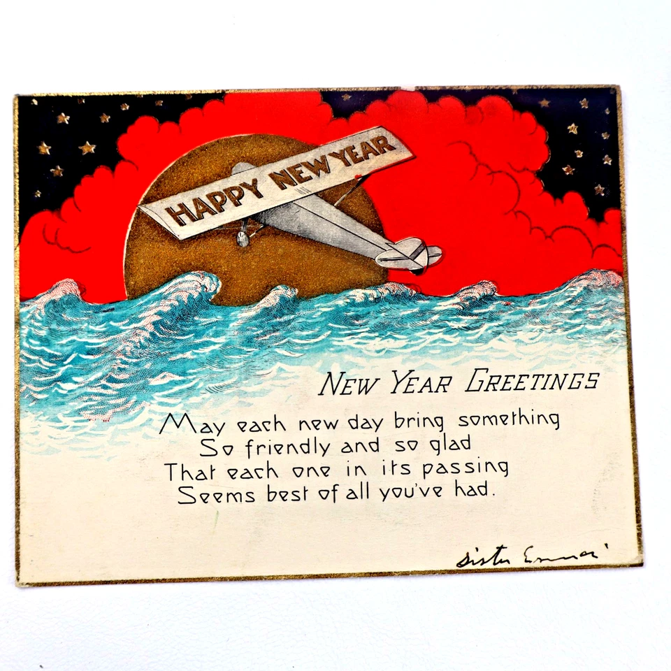 Lote de 38 tarjetas de felicitación vintage años 30-50 Navidad día de la madre día B San Valentín Foto 2 de 4