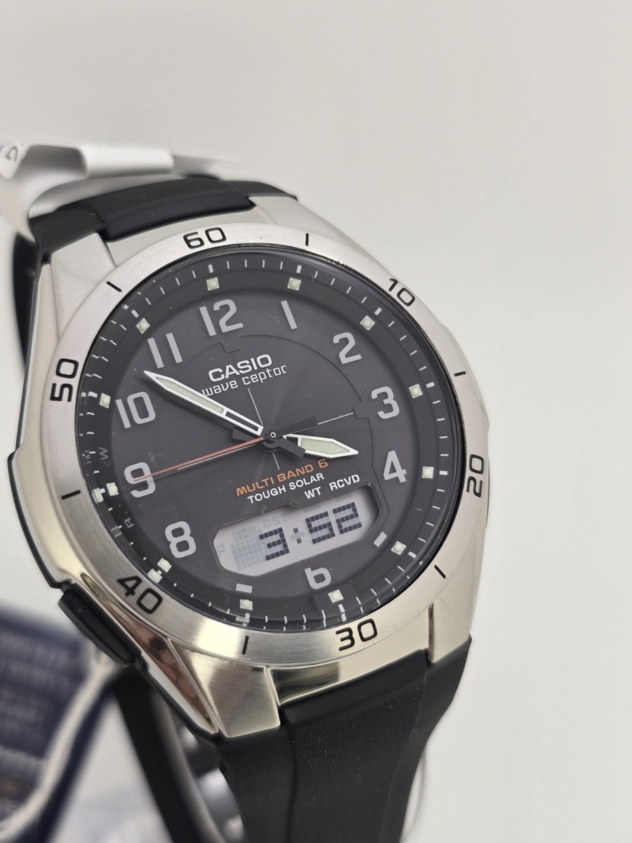 Casio WAVE CEPTOR WVA-M640-1A2JF Multi Band 6 Tough Solar Japan