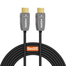 RUIPRO 8K HDMI 2.1 Fiber Optic Cable 25FT CL2 Rated 48Gbps 8K60Hz 4K120Hz eARC