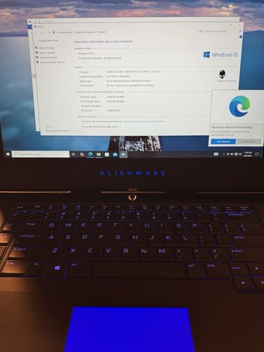 Alienware AW15R3 512GB, i7 6820HK 3.80GHz, 32GB GTX 1070, 4K display optioned - Picture 6 of 16