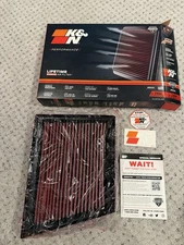 K&N 33-2466 Air Filter 2011-2016 Chevy GMC Duramax Diesel 2500 3500 KN 6.6L V8 