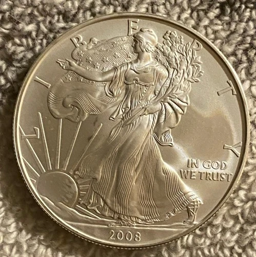 2008 American Silver Eagle 1 oz .999 Fine Silver Coin Uncirculated
