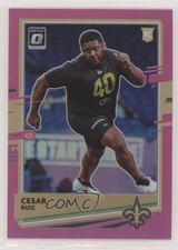 2020 Panini Donruss Rookie Optic Preview Pink Prizm Cesar Ruiz #P-281 ng3