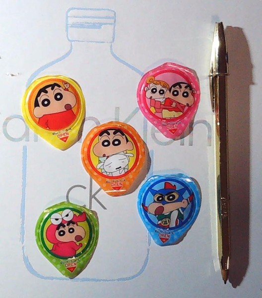 shin chan comestibles coleccionables gumi gelatinas japon 5