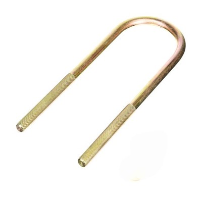 Threaded U-Bolt Steel | Yellow Zinc | Round U-Bolt | 9/16 Inches Thread Diameter