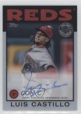 2021 Clearly Authentic 1986 Topps Baseball Luis Castillo #86TBA-LC Auto 0xz8