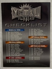 1997 Fleer Metal Baseball Checklist #3 Base Card #250 Complete Your Set! ⚾️