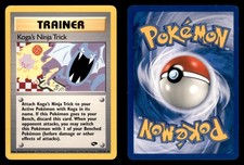 Pokemon Gym Challenge Koga's Ninja Trick 115/132 Unlimited 2000 Uncommon