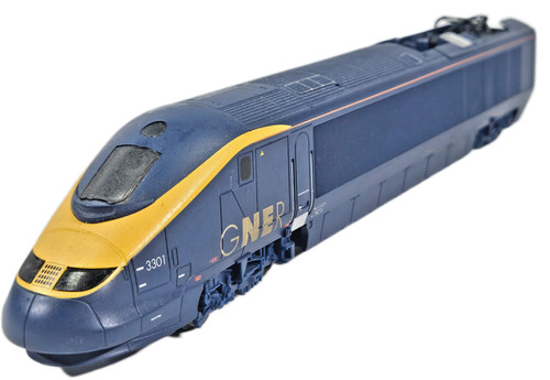 Hornby R2197 GNER 3301 Class 373 White Rose Spurweite OO Modell blau Non Runner ohne Verpackung | Zustand: Used