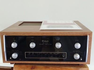 MCINTOSH MA6100 VINTAGE INTEGRATED AMPLIFIER SERVICED W/ CASE MANUAL TESTED