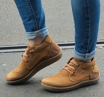 Sunni Sabbi Schuhe NARU 066 Panama Leder Barfußschuh Damen Wechselfußbett