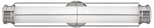 Hinkley Saylor 24" Wide Polished Nickel Modern LED Bath Light - Picture 1 of 10