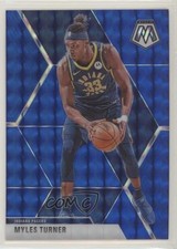 2019-20 Panini Mosaic Blue Prizm 63/99 Myles Turner #195 rf2