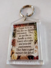 July 3 Birthday Trvial History Traits Keyring