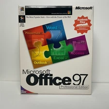 Vintage Microsoft Office 97 Professional Edition