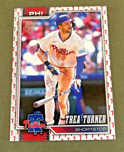 Trea Turner [Player Number Variation] #322 2026 Topps card