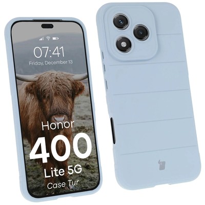 Handyhülle für Honor 400 Lite 5G Bizon Case Cover Schutz Hülle Etui Hellblau