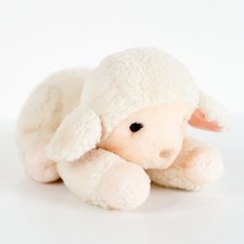 Dakin Little Lamb 7" Plush 1985 Vintage Cream Pink