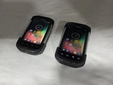 Lot of 2 Zebra Symbol Motorola TC70 TC700H Touch Scanner w Battery -TESTED