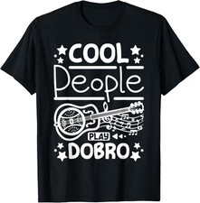 Cool people play dobro resonator guitar T-Shirt