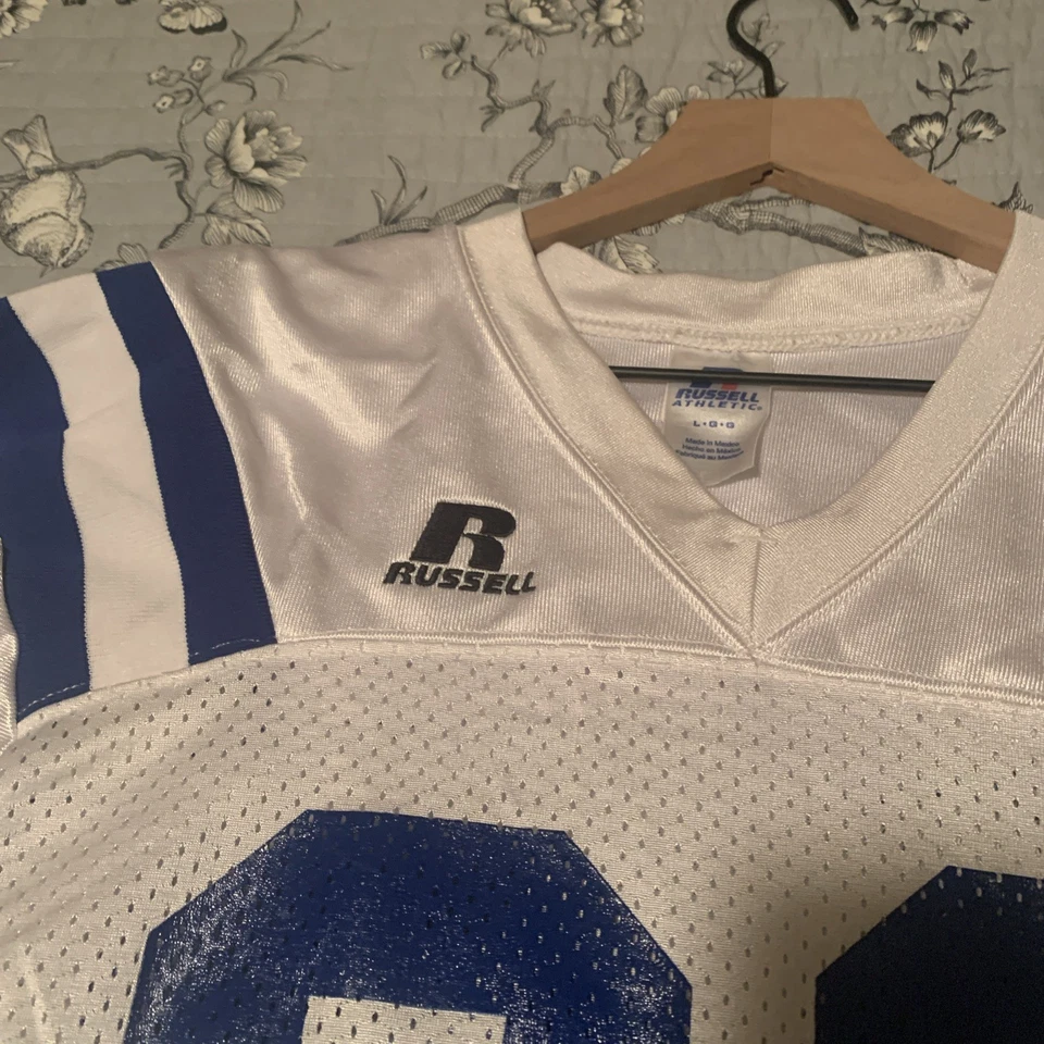 Camiseta de fútbol Russell Athletic Indianapolis Colts blanca de colección #38 grande Foto 4 de 4