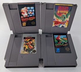 All Original Nintendo NES Console Bundle 4 Great Titles **READ DESCRIPTION**