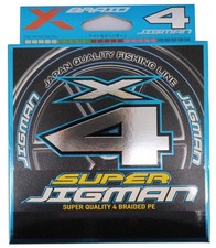 X-Braid Super Jigman X4 600m 1 18lb 5 Colors