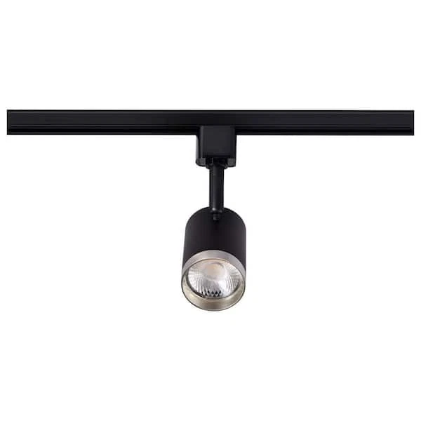 Cabezal de vía LED Nuvo Lighting TH637 Nuvo Rail 3" de alto 3000K - negro Foto 4 de 4
