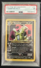 Pokemon Neo Discovery 2001 Tyranitar Holo Rare Card 12/75 PSA 1 on eBay