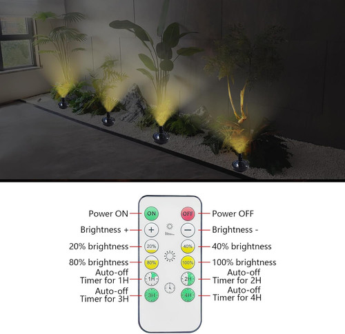 Foco LED a batería, focos interiores, foco alimentado negro-3000K - Imagen 3 de 7