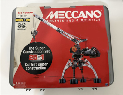 Meccano Engineering & Robotics 25-in-1 Motorized Super Construction Set 19206 