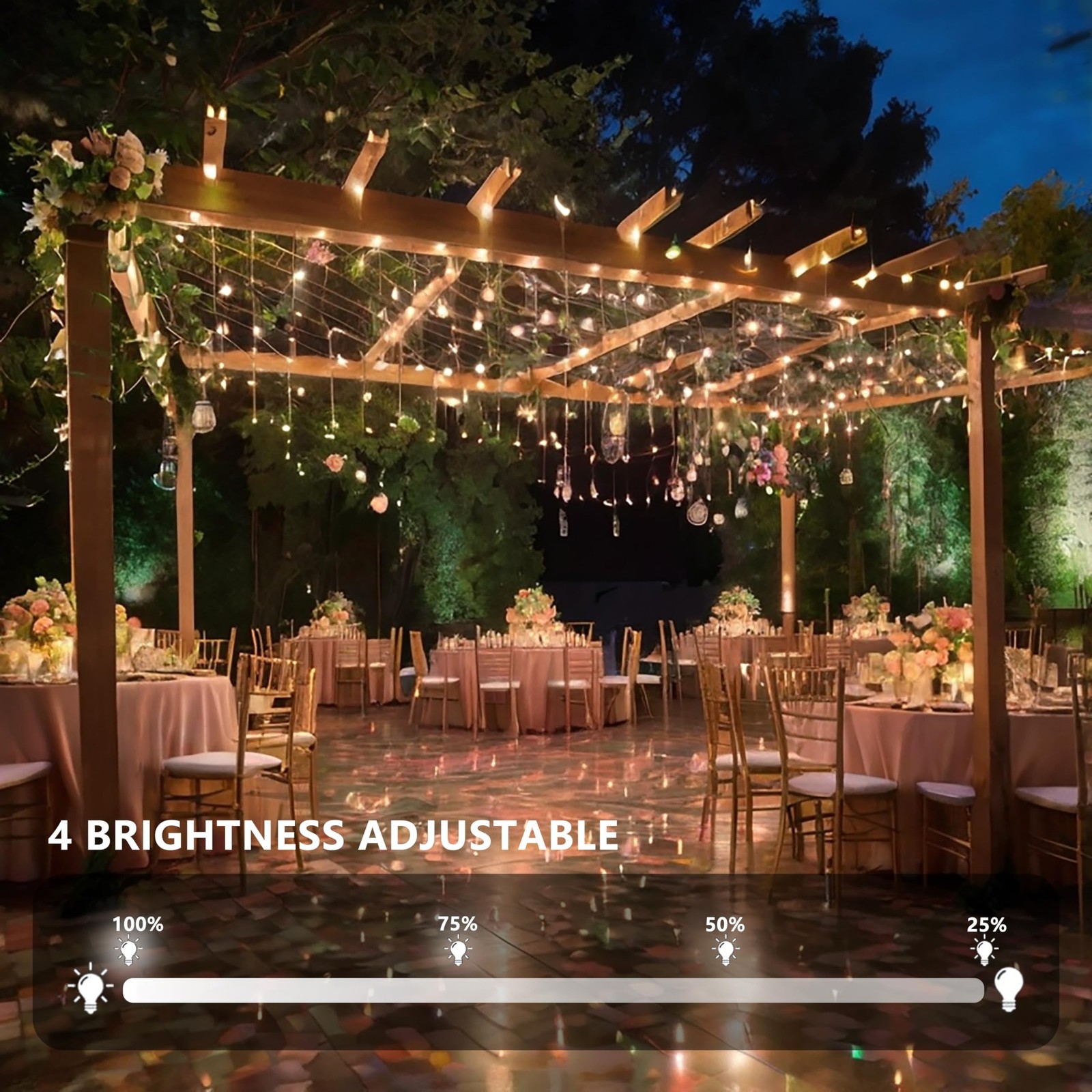 Warm White Twinkle Lights, 81Ft 200 LED Twinkle Christmas Lights, UL Certifie...