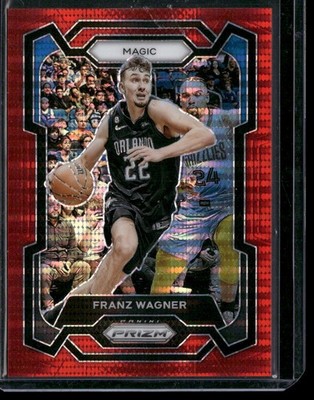 2023-24 Panini Prizm #1 Franz Wagner Prizms Red Seismic #/299