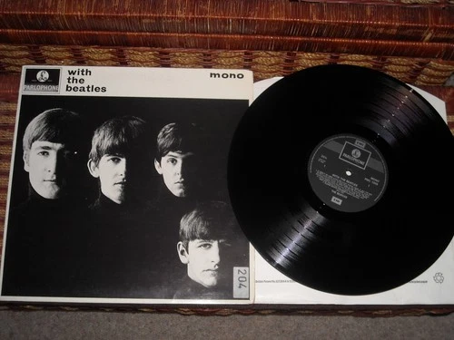 The Beatles vinyl lp With The Beatles PMC1206 Mono 5th 2 EMI Box Test Play READ
